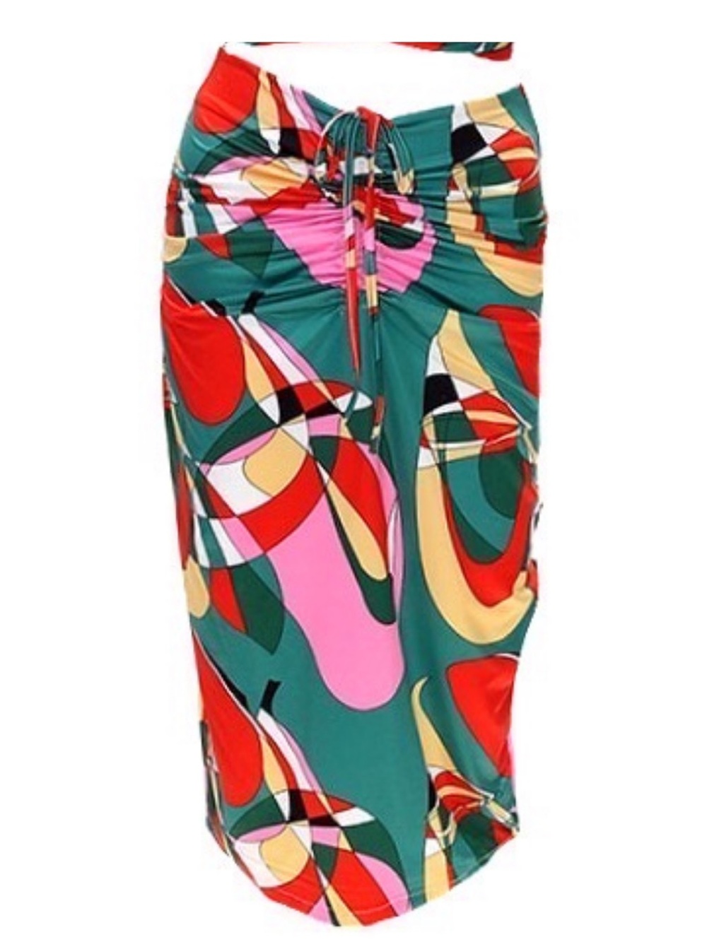 Tropical Midi Skirt